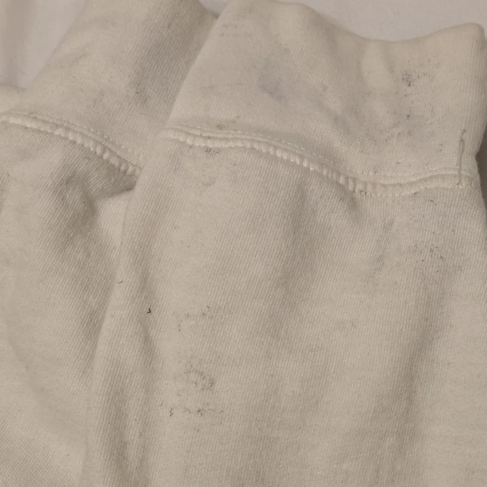 Japanese Anime Fleece Hoodie Bright White Lightweight Pullover Unisex L Travel - Picture 9 of 10